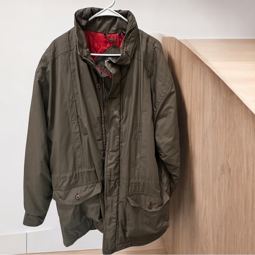 Vintage Members Only Brown Military Field Jacket